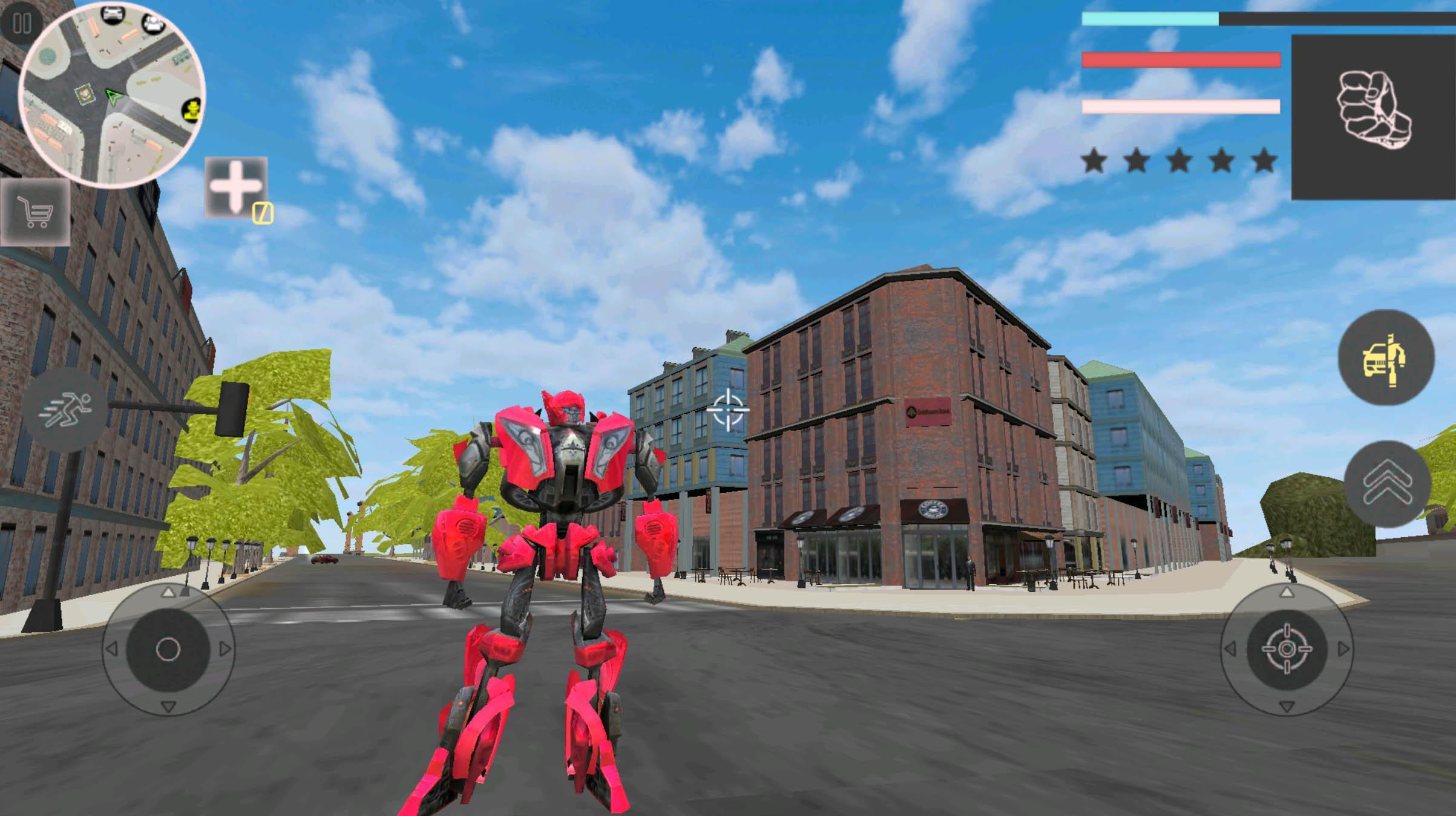 Super Robot Car Transforme Futuristic Supercar