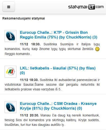 Statymai.com free picks