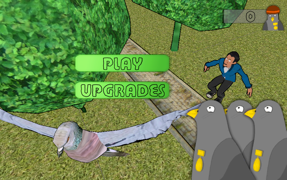 Pigeon attack - bird bomber