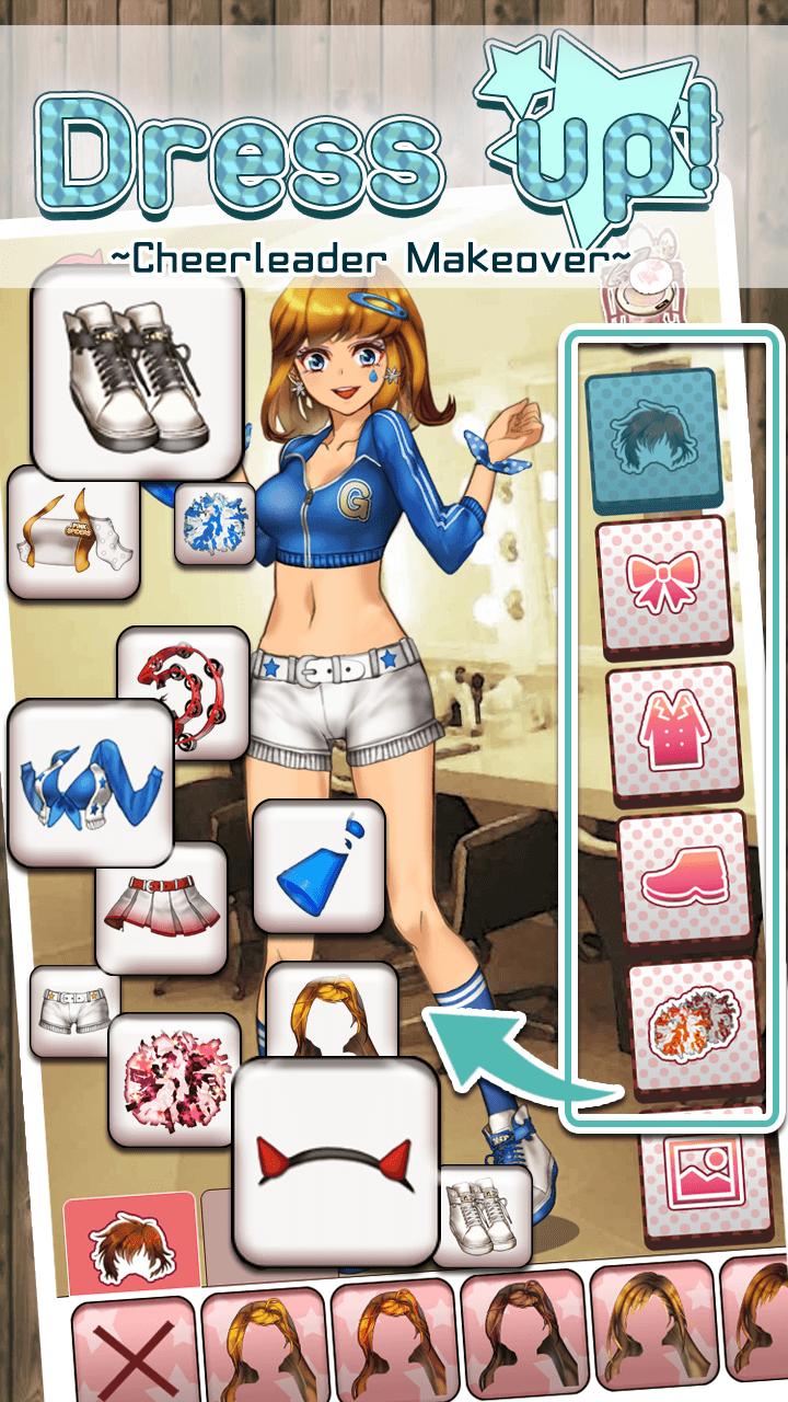 Top Cheerleader-Girl dress up