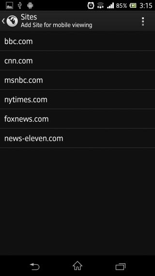 Tint Browser Mobile View addon