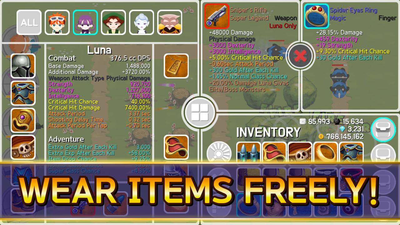 Tap Tap Defence : Idle RPG