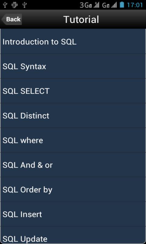 SQL Tutorial