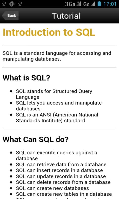 SQL Tutorial
