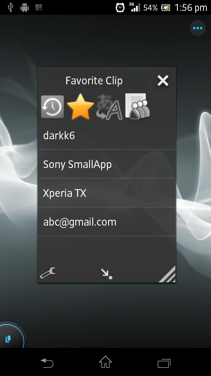 MultiClipboard for SmallApp