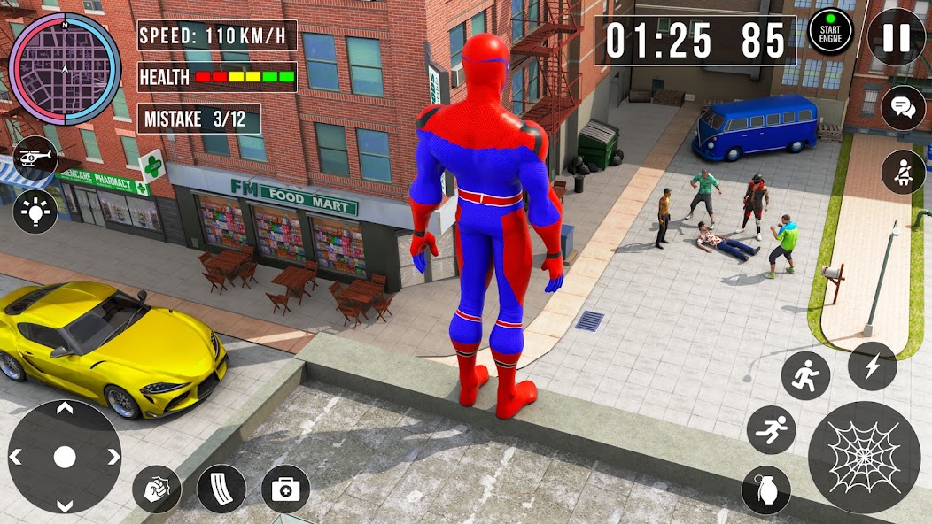 Spider Hero Man Superhero Game