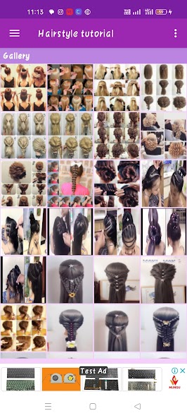 Hairstyle tutorial Gallery