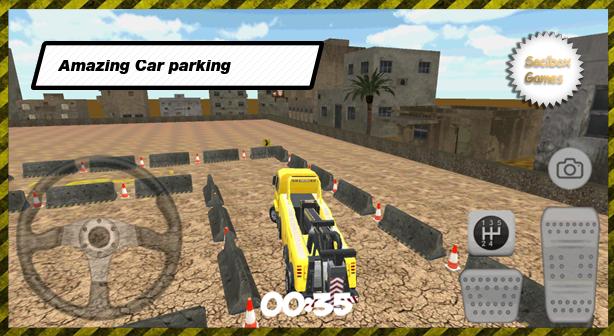 3D City Truck Parking