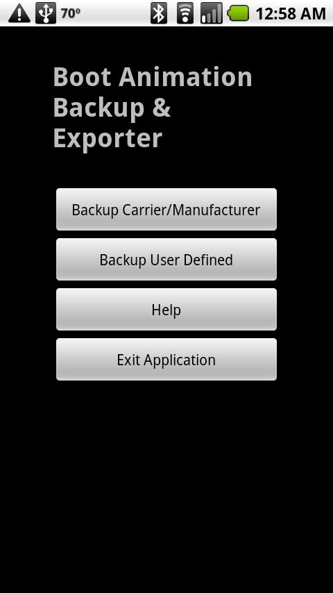 Boot Animation Backup