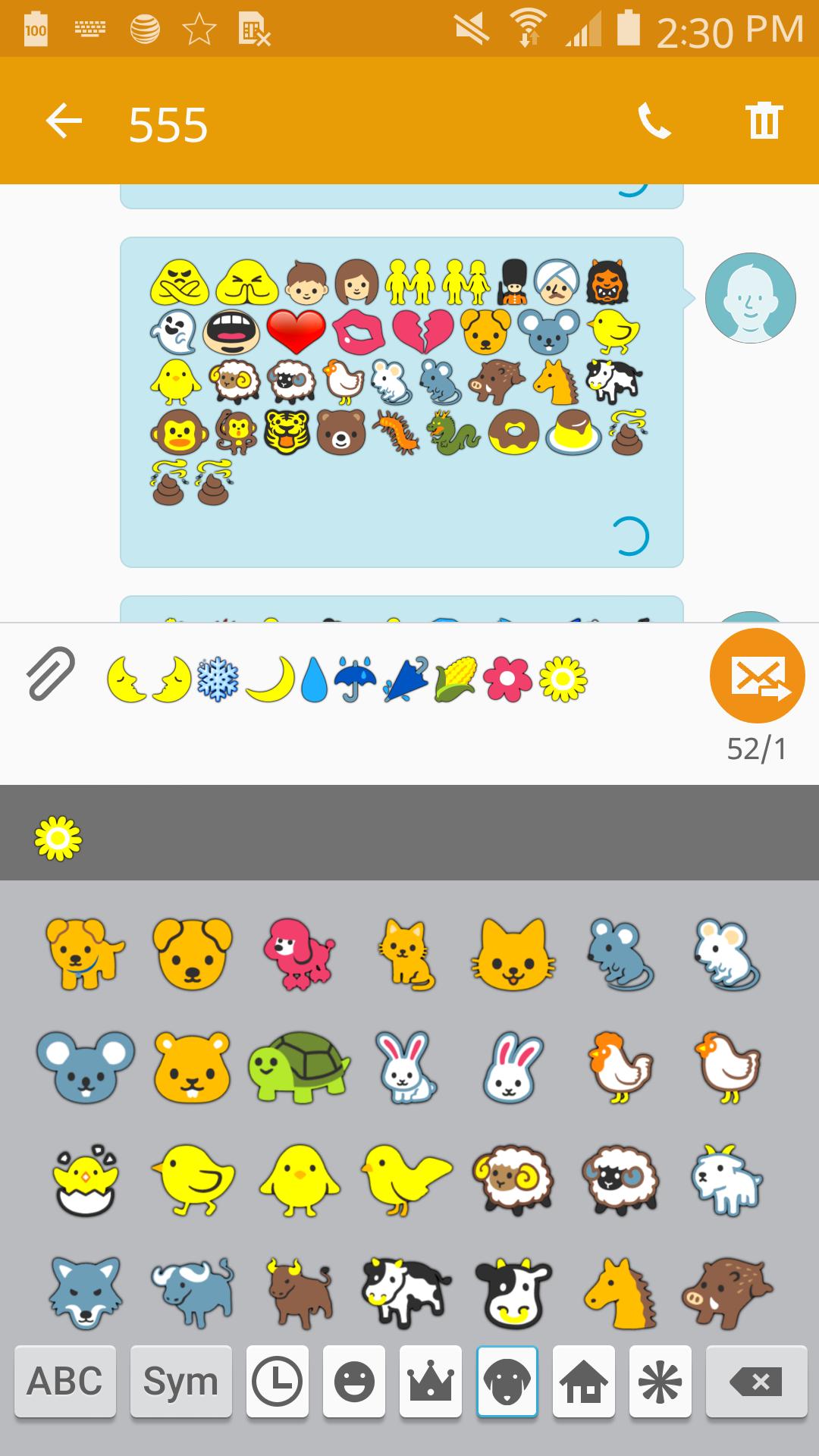 Emoji Font Message Maker