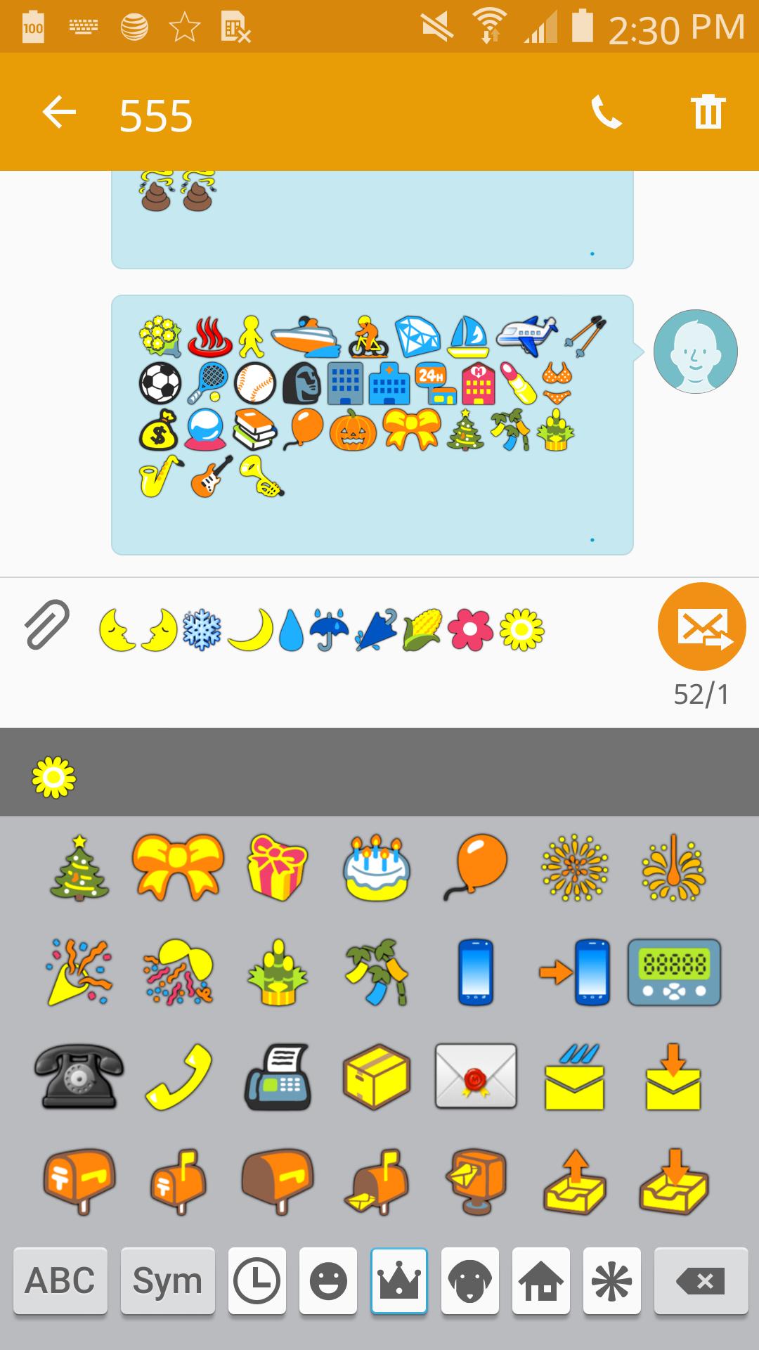 Emoji Font Message Maker