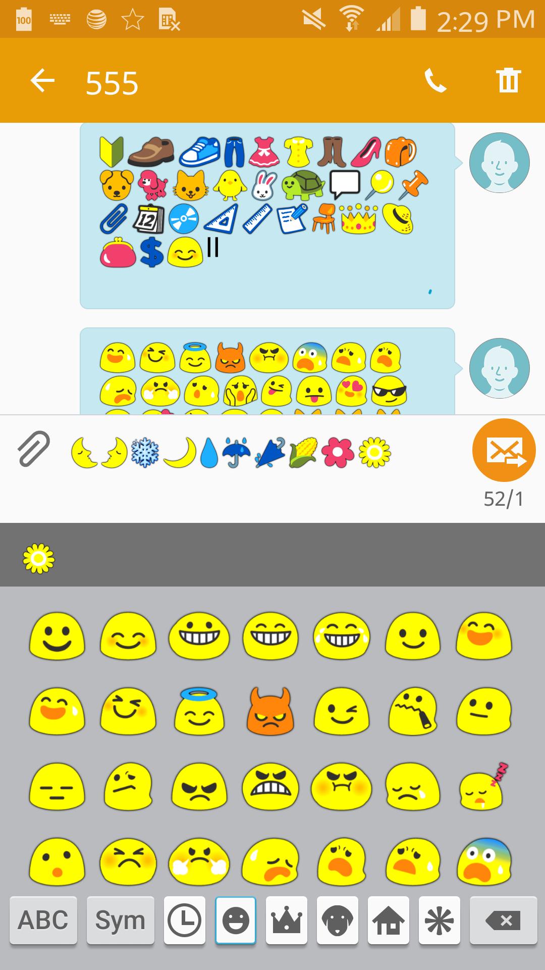 Emoji Font Message Maker