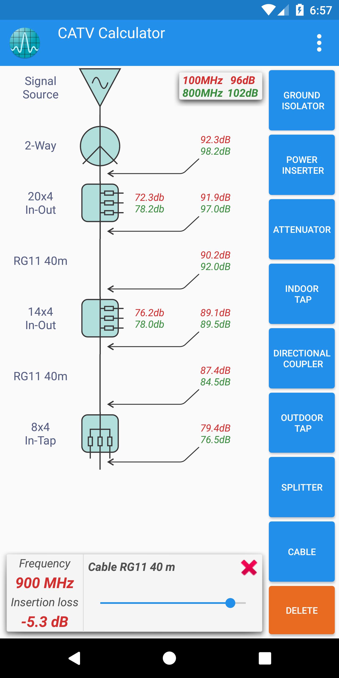 CATV Calculator
