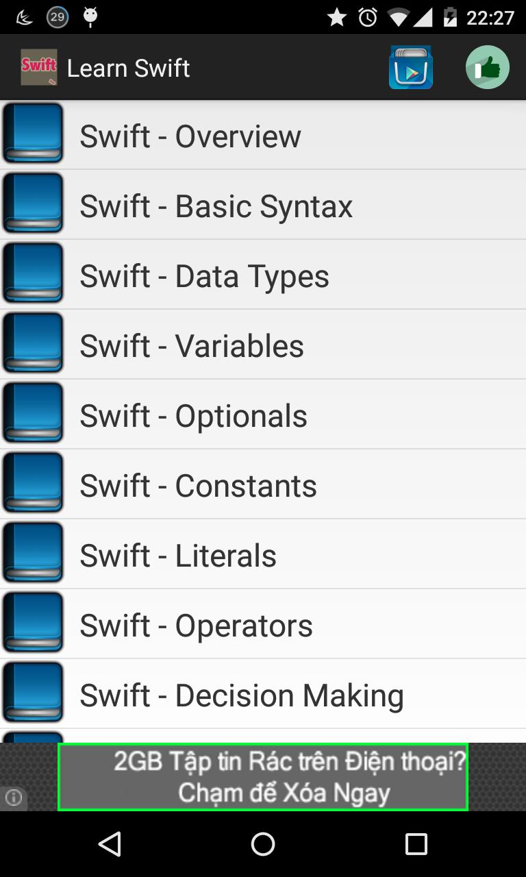 Learn Swift Offline