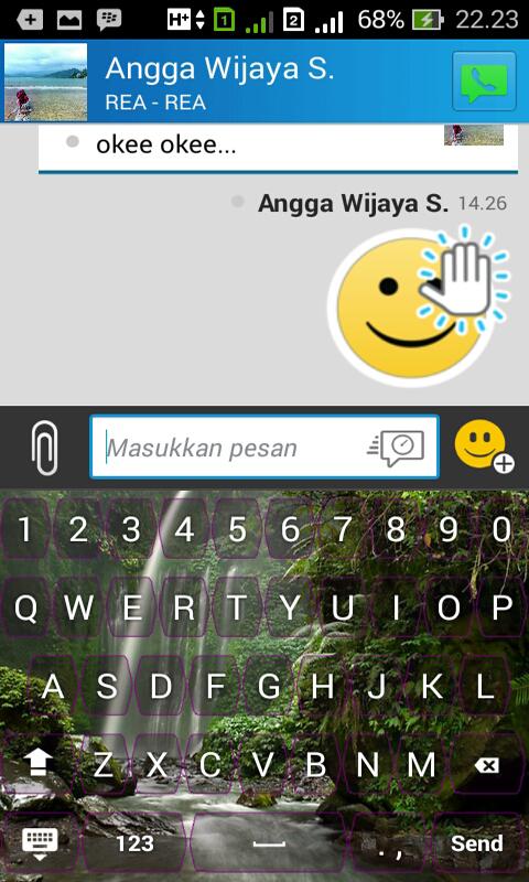 Air Terjun Keyboard Theme