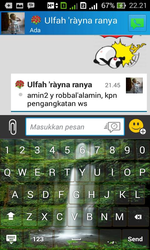 Air Terjun Keyboard Theme