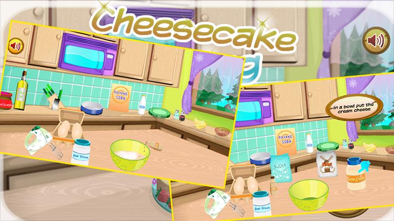 make cheesecake - cooking game