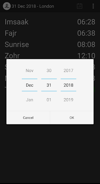 UK Shia Salaat Times