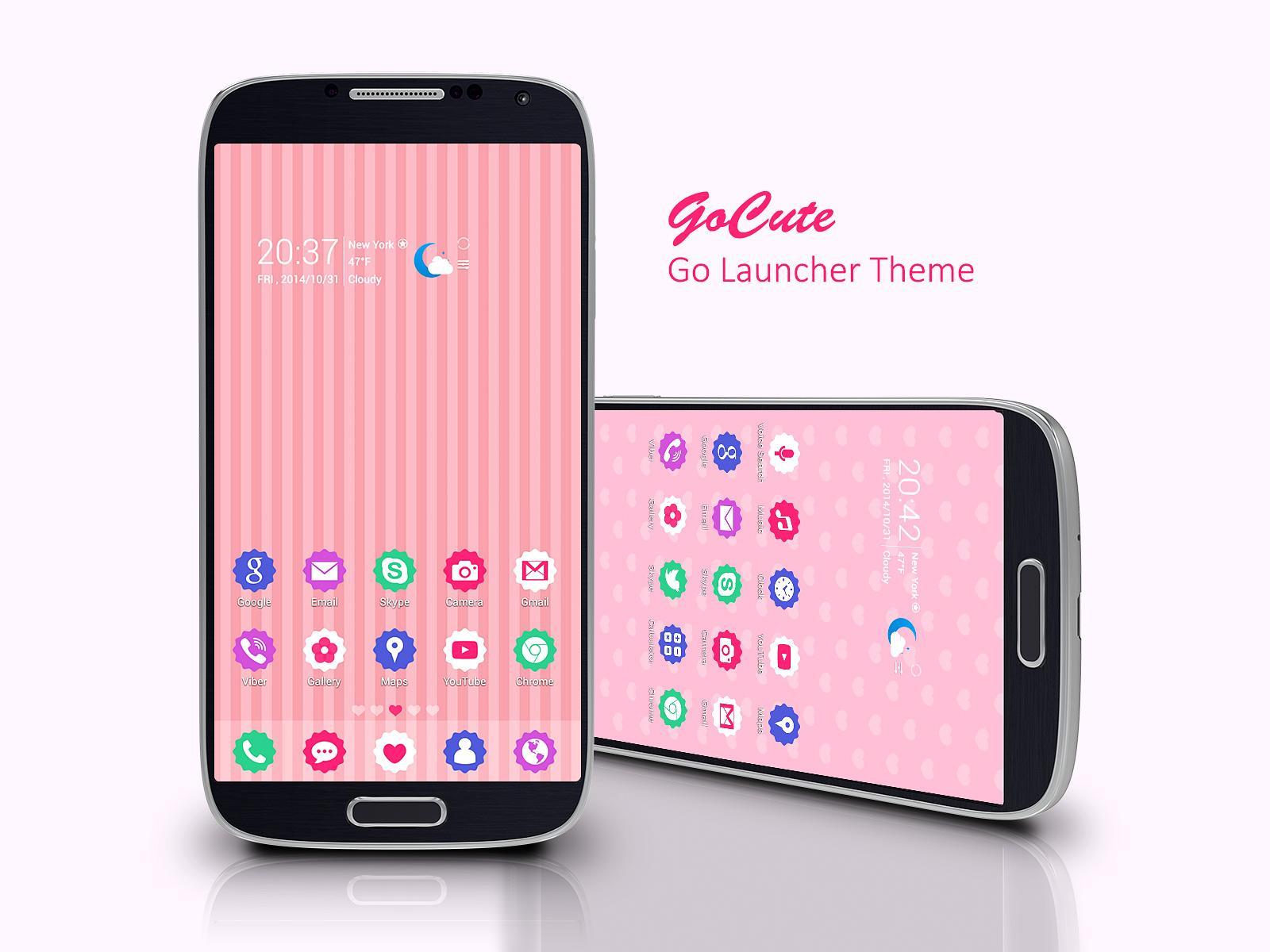GoCute Free Go Launcher Theme