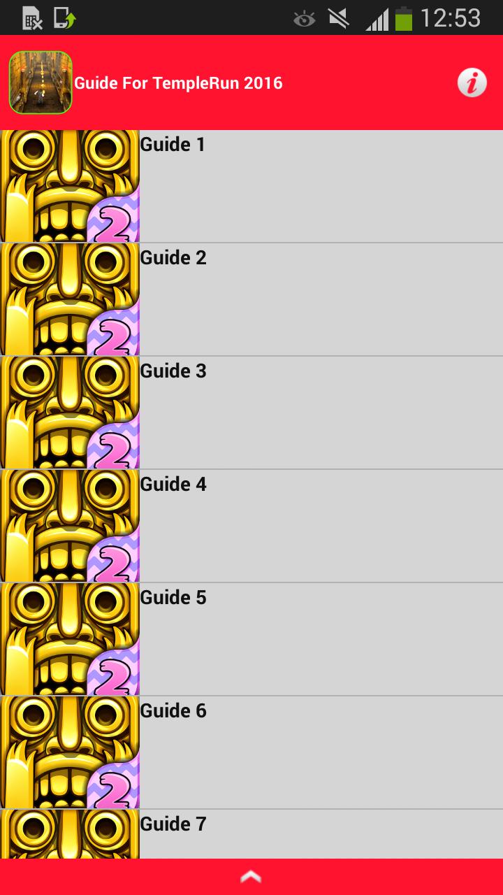 guide  For Temple Run 2016