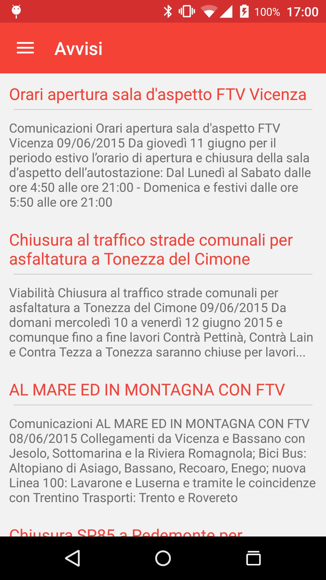 Autobus Tramvie Vicentine BETA