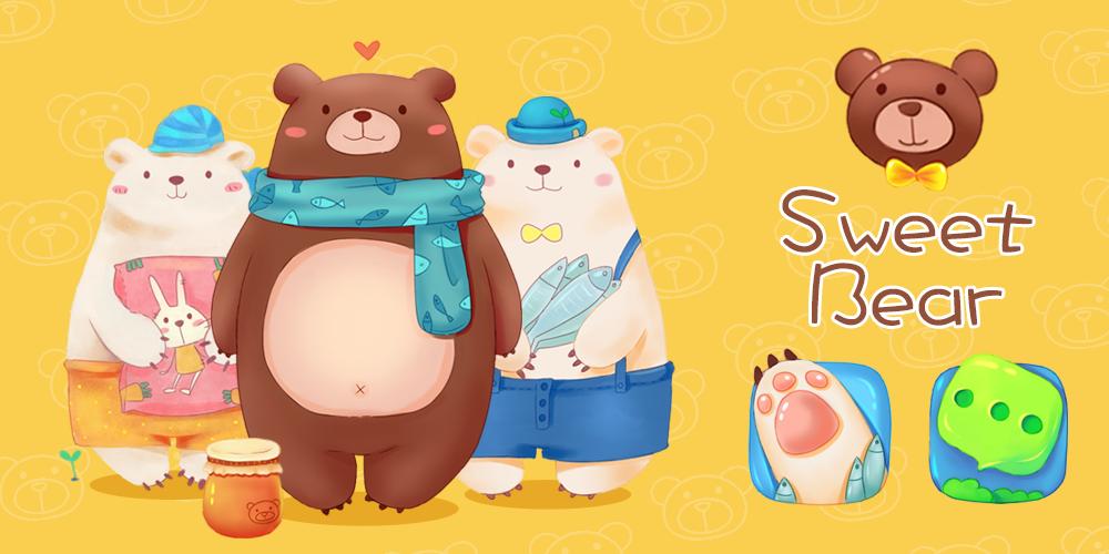 Sweet Bear GO Launcher Theme