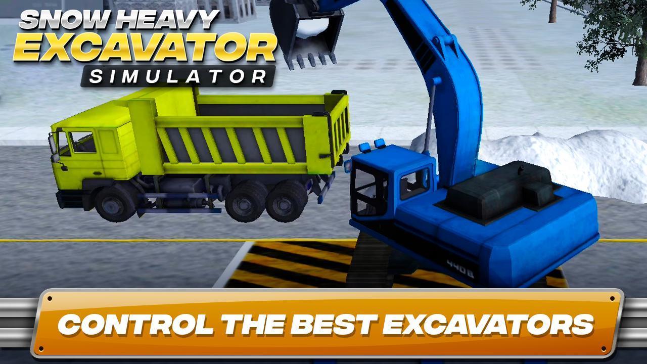 City Snow Excavator Simulator 3D