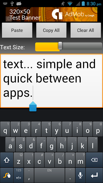 Quick Paste Edit Pad
