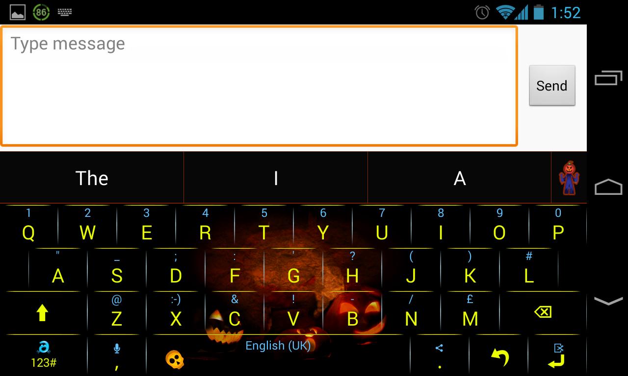 Adaptxt Phone Halloween theme