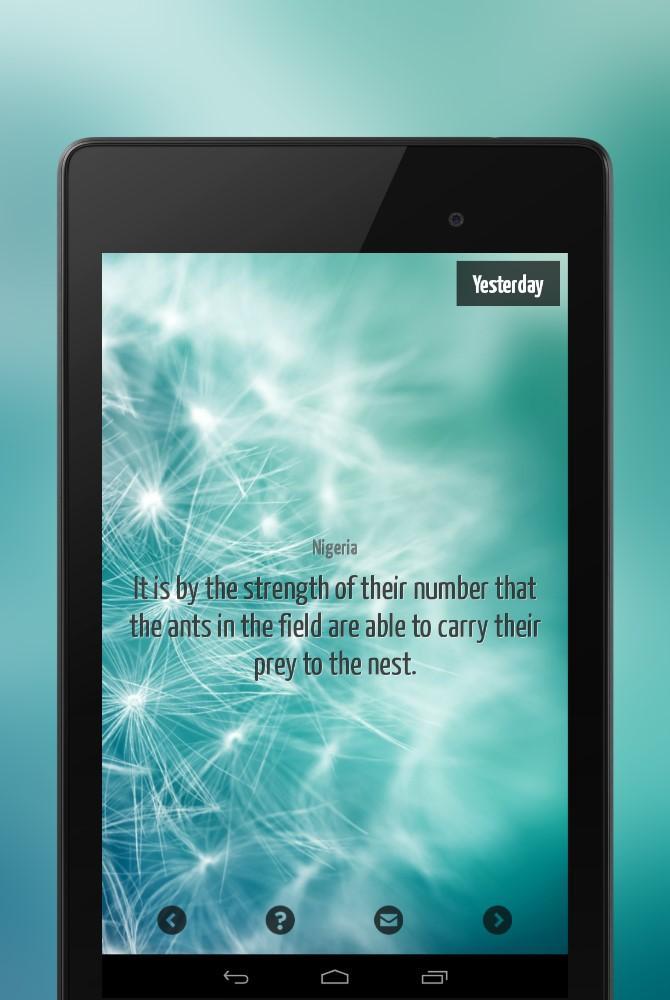 An african quote per day