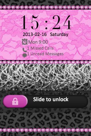 Cheetah & Pink Lace Go Locker