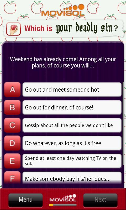 Which is your deadly sin?