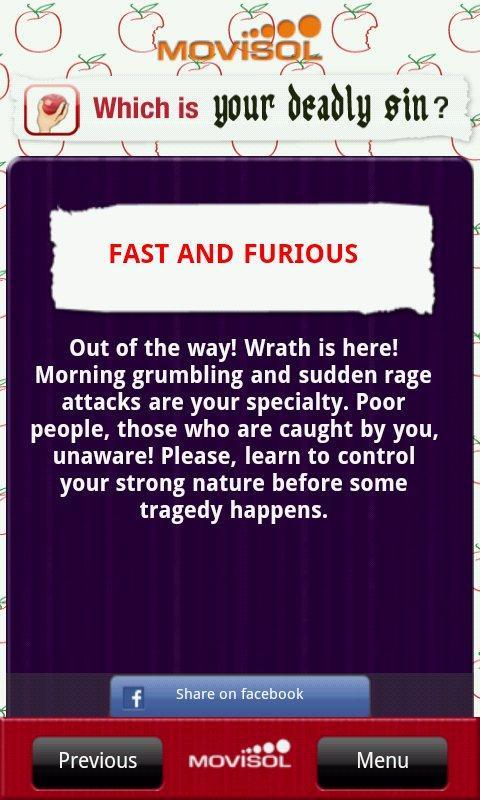 Which is your deadly sin?