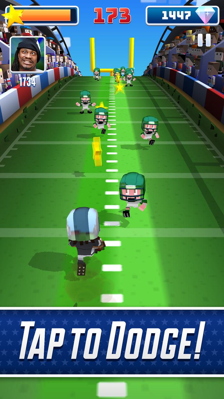 Marshawn Lynch Blocky Football