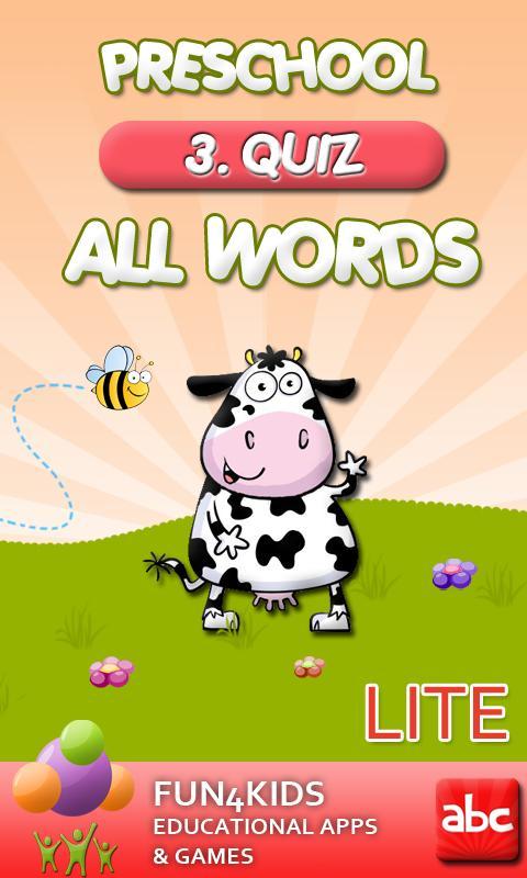 Preschool All Words 3 Lite