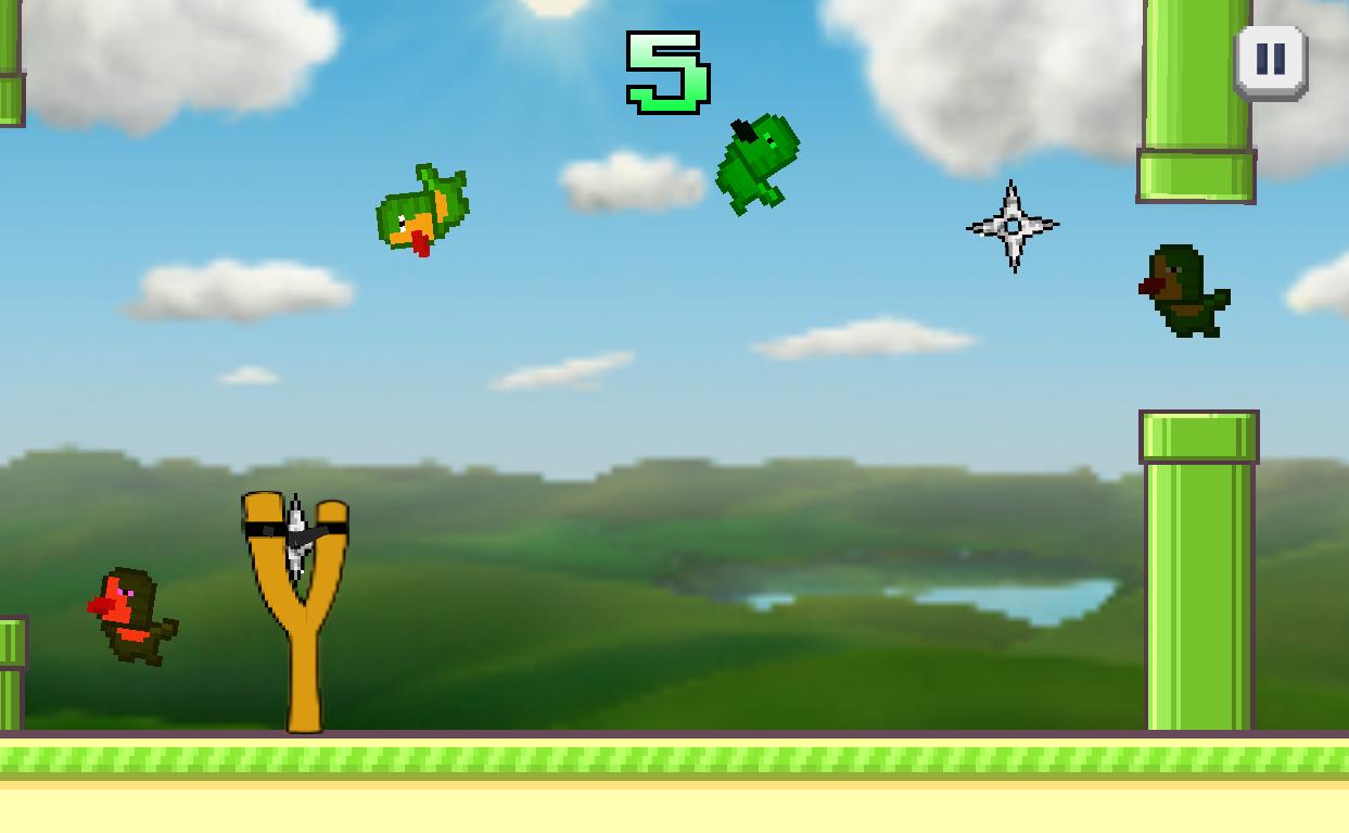 Sling Shuriken - Bird hunting