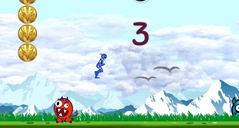 Blue Ranger Jump Game