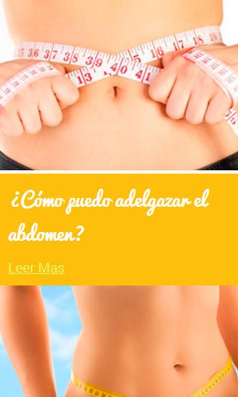 Adelgazar los abdominales