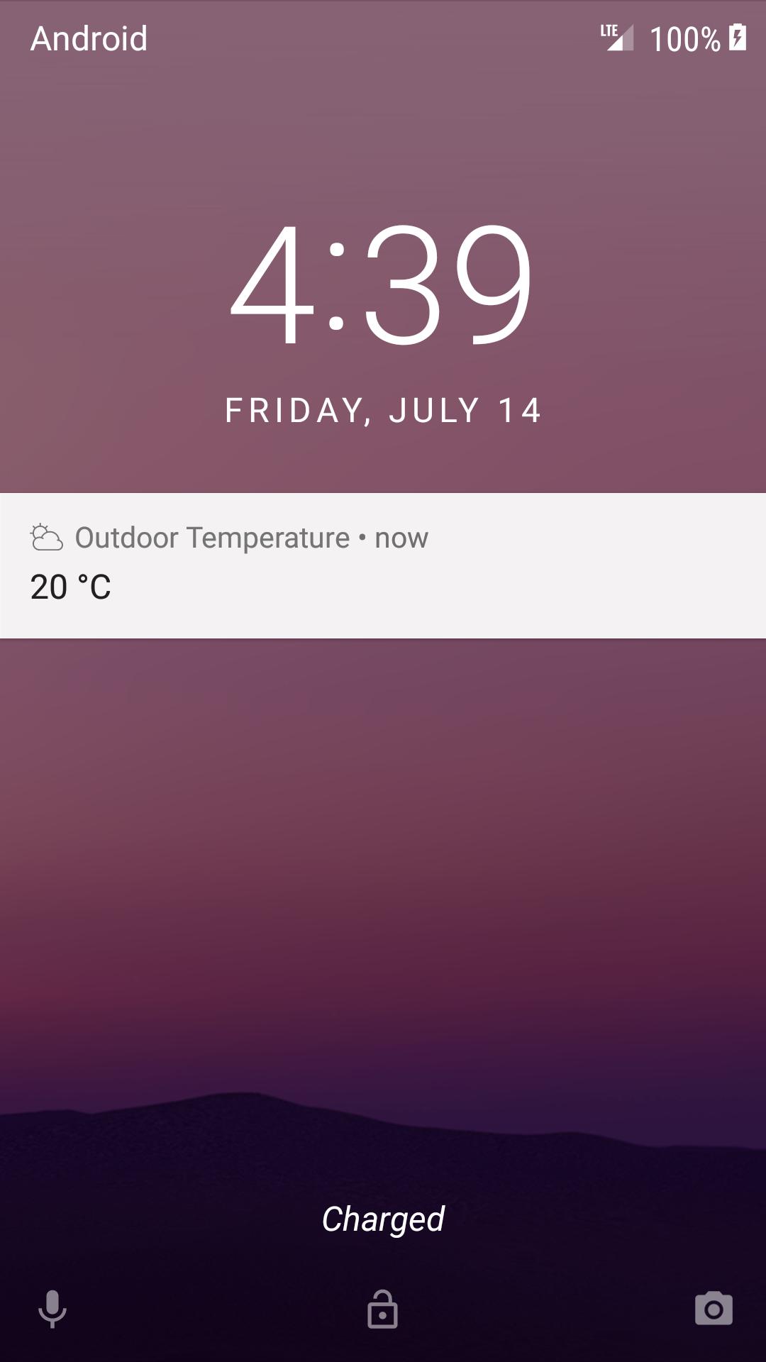 Outdoor Temperature