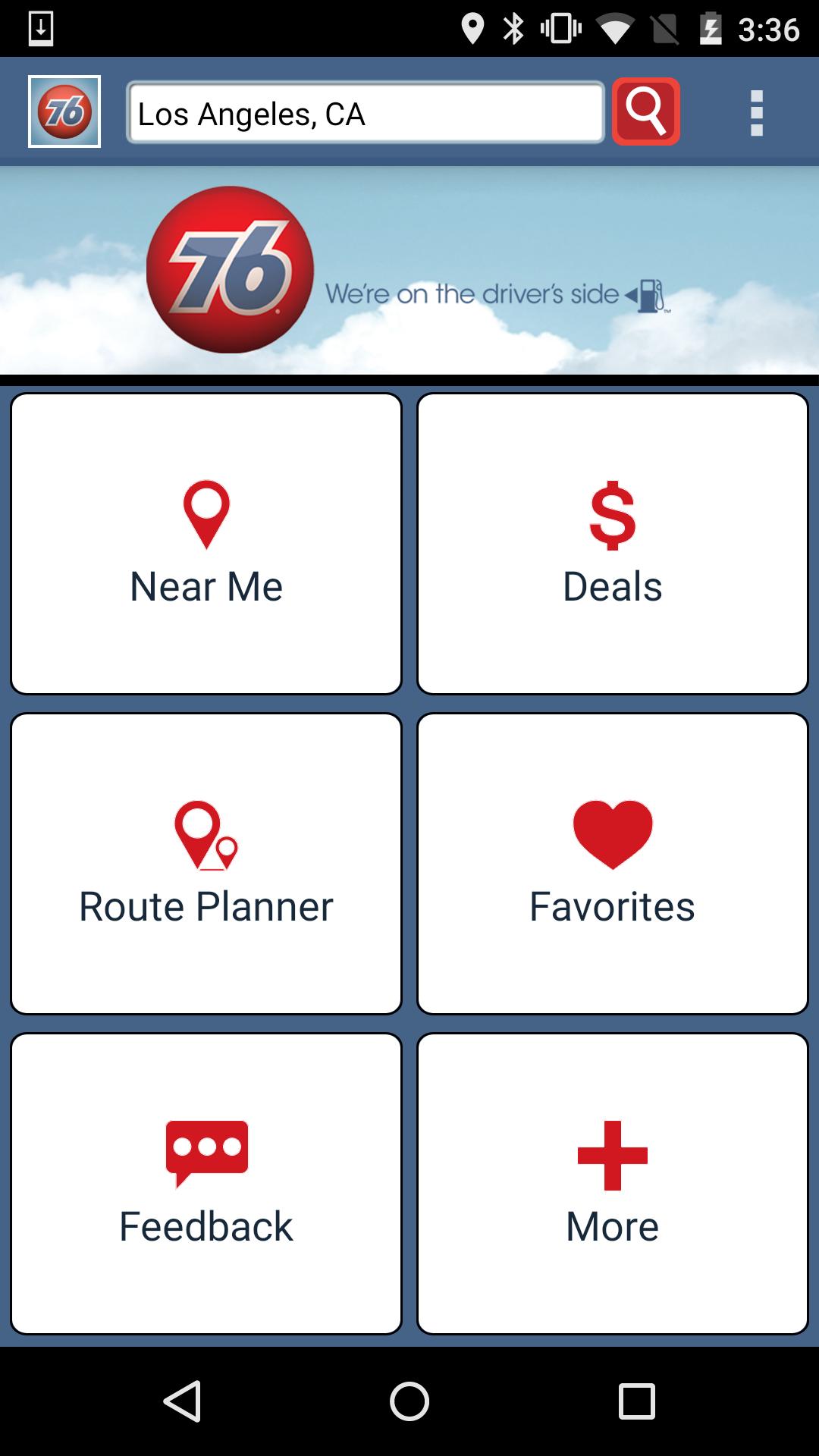 76 Gas Station Finder