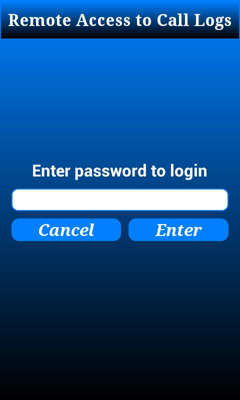 Remote Access to Call Logs