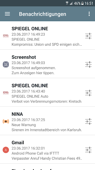 Notifications for Android TV