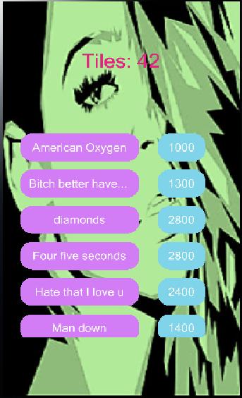 Piano 2 Rihanna Tiles