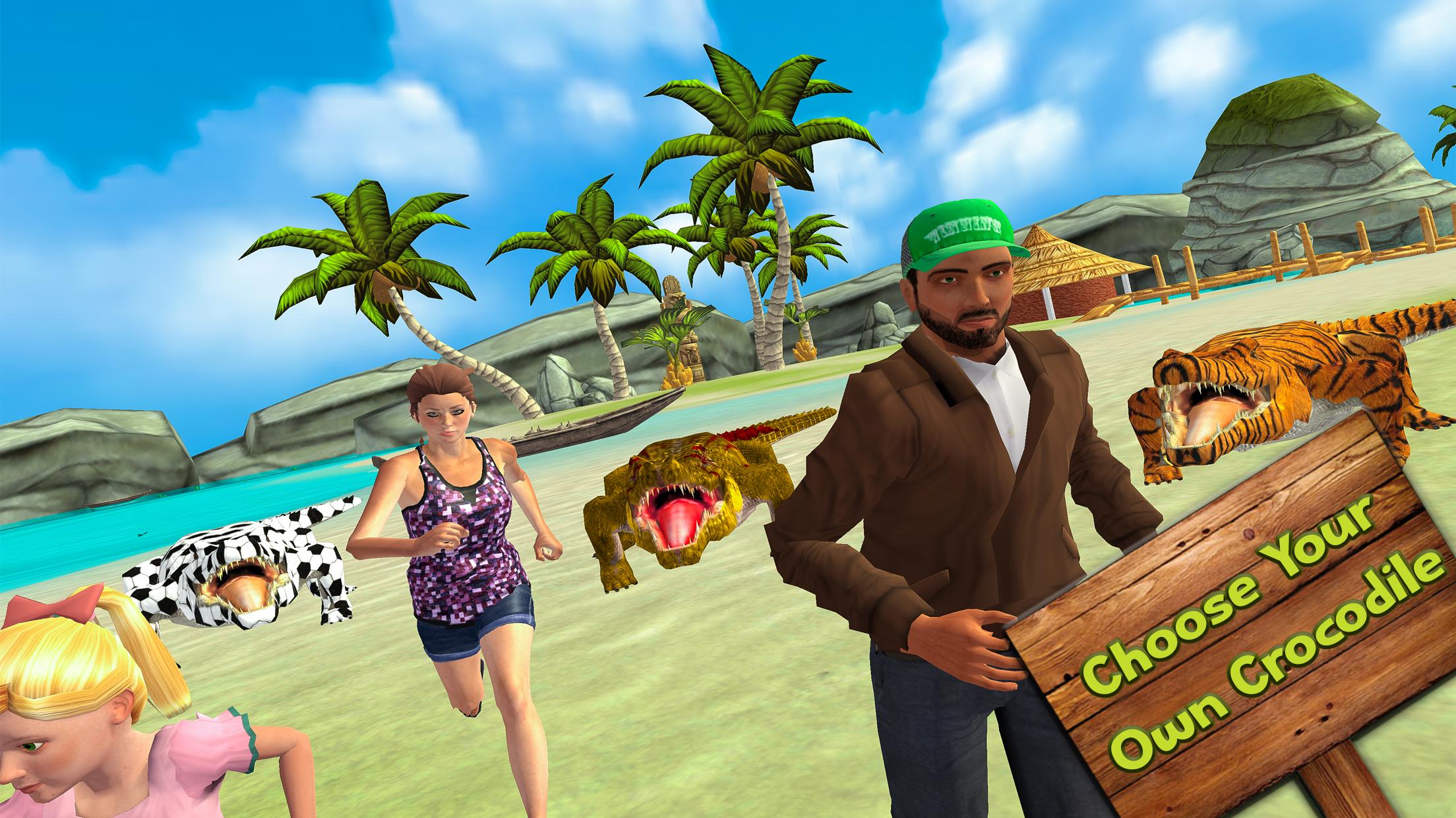 Hungry Crocodile Attack Simula