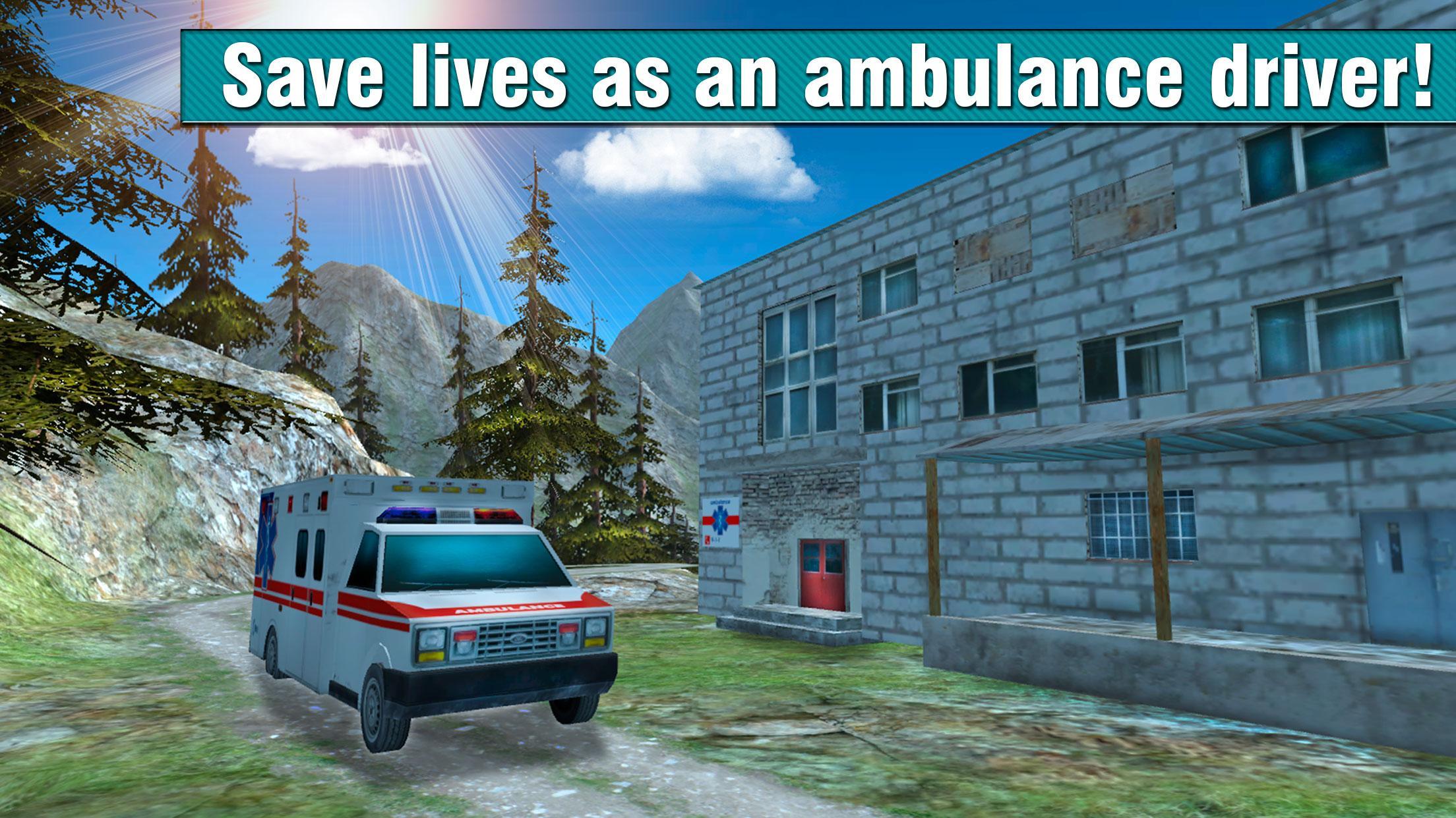 Hill Climb Ambulance Driver 3D