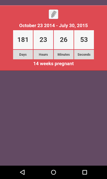 Pregnancy Countdown