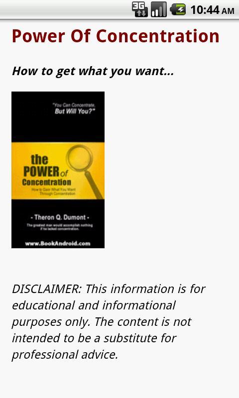 Power of Concentration