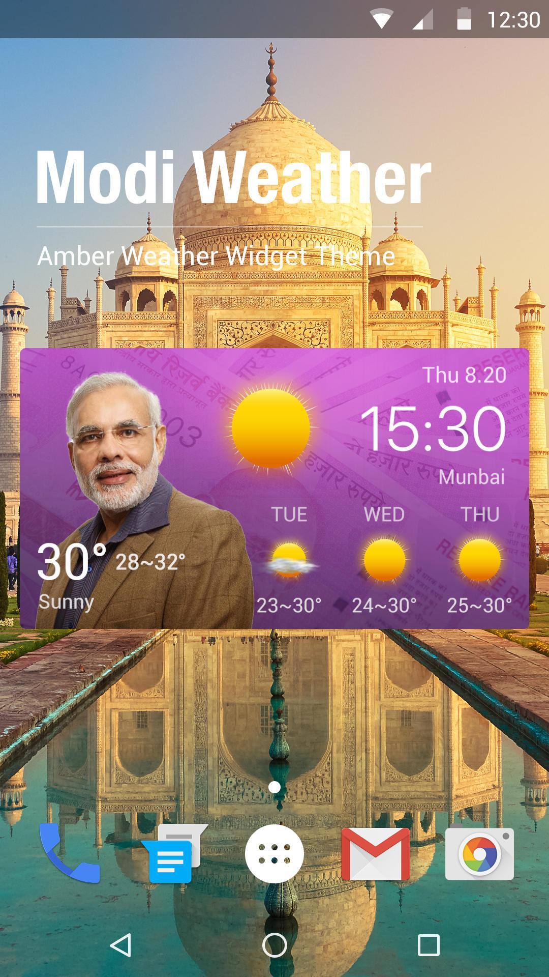 Modi KeyNots Live Weather