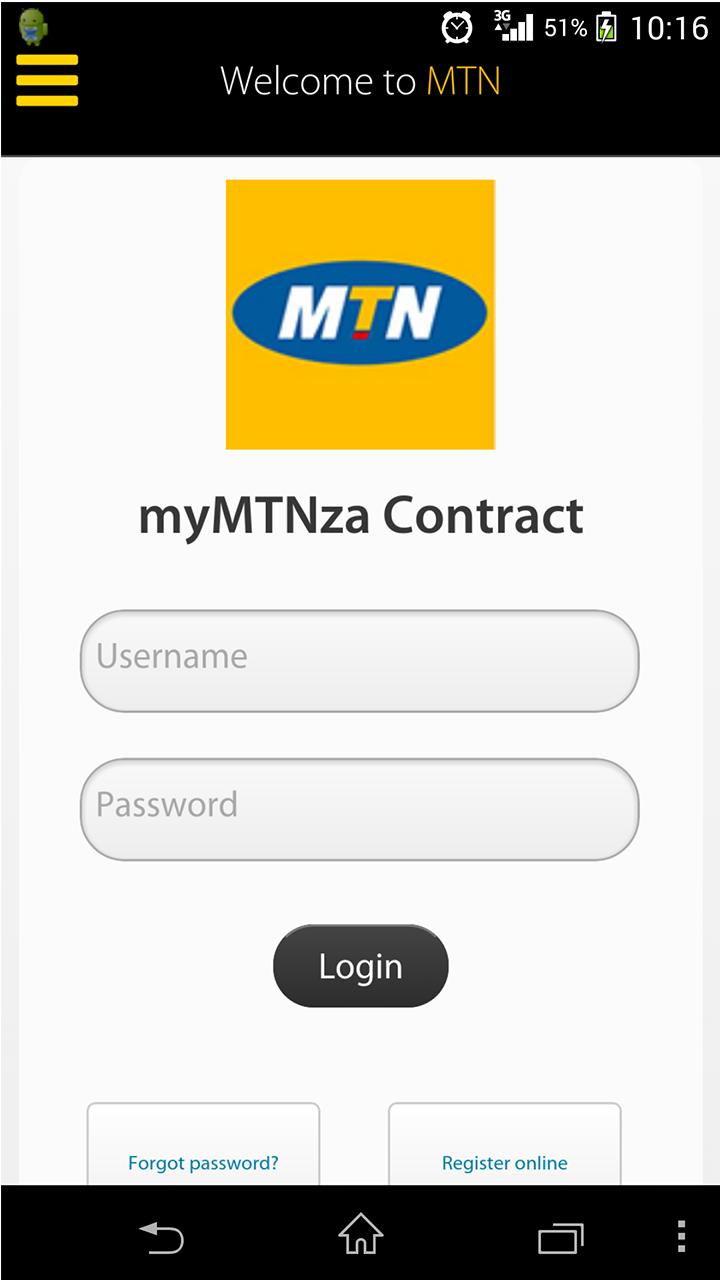 my MTN za Contract