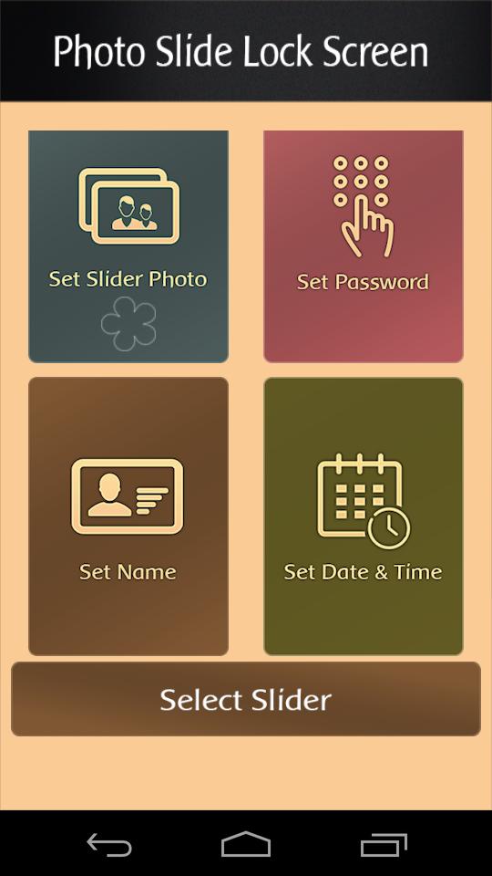 Photo Slide Lock Screen